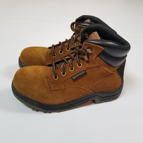 Brahma Suede Leather Waterproof Boots Size 6 - Picture 2 of 9